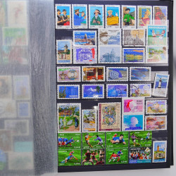 Lot de timbres de France oblitérés 1994-2011 en un album.