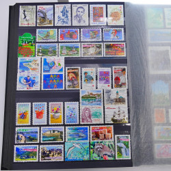 Lot de timbres de France oblitérés 1994-2011 en un album.