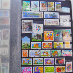 Lot de timbres de France oblitérés 1994-2011 en un album.