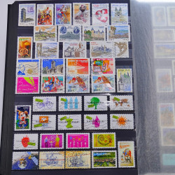 Lot de timbres de France oblitérés 1994-2011 en un album.