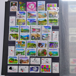 Lot de timbres de France oblitérés 1994-2011 en un album.