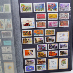 Lot de timbres de France oblitérés 1994-2011 en un album.