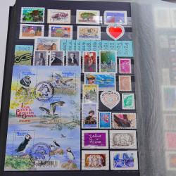 Lot de timbres de France oblitérés 1994-2011 en un album.
