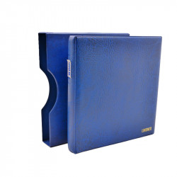 Album Lindner avec feuilles préimprimées France 1980-1989.