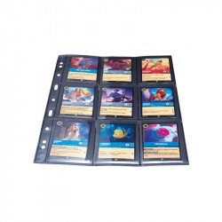 Recharges noires Grande pour cartes de jeux, cartes Pokémon.