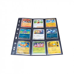 Recharges noires Grande pour cartes de jeux, cartes Pokémon.