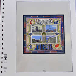 Feuilles préimprimées timbres de France 2020.