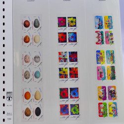 Feuilles préimprimées Lindner timbres de France 2020.