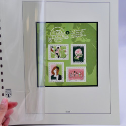 Feuilles préimprimées Lindner timbres de France 2020.