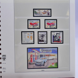 Feuilles préimprimées Lindner timbres de France 2020.