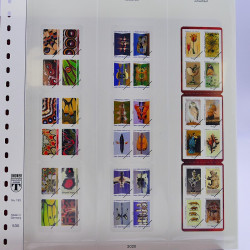 Feuilles préimprimées Lindner timbres de France 2020.