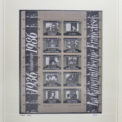 Collection timbres de France 1986-1989 neufs** et oblitérés complet en album Safe.