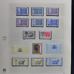 Collection timbres de France 1986-1989 neufs** et oblitérés complet en album Safe.