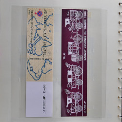 Collection timbres de France 1986-1989 neufs** et oblitérés complet en album Safe.