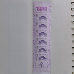 Collection timbres de France 1986-1989 neufs** et oblitérés complet en album Safe.