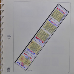 Collection timbres de France 1986-1989 neufs** et oblitérés complet en album Safe.