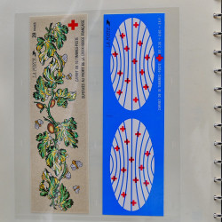 Collection timbres de France 1986-1989 neufs** et oblitérés complet en album Safe.