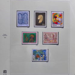 Collection timbres de France 1976-1979 neufs** et oblitérés complet en album Safe.