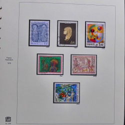 Collection timbres de France 1976-1979 neufs** et oblitérés complet en album Safe.