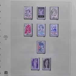 Collection timbres de France 1976-1979 neufs** et oblitérés complet en album Safe.