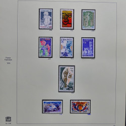 Collection timbres de France 1976-1979 neufs** et oblitérés complet en album Safe.