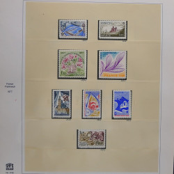 Collection timbres de France 1976-1979 neufs** et oblitérés complet en album Safe.