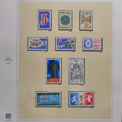 Collection timbres de France 1976-1979 neufs** et oblitérés complet en album Safe.