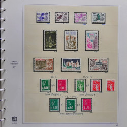 Collection timbres de France 1976-1979 neufs** et oblitérés complet en album Safe.