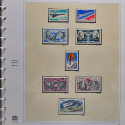 Collection timbres de France 1976-1979 neufs** et oblitérés complet en album Safe.