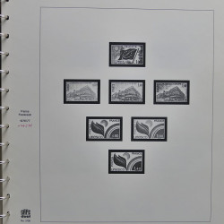 Collection timbres de France 1976-1979 neufs** et oblitérés complet en album Safe.