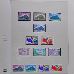 Collection timbres de France 1976-1979 neufs** et oblitérés complet en album Safe.