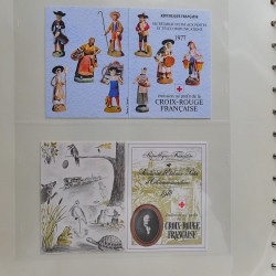 Collection timbres de France 1976-1979 neufs** et oblitérés complet en album Safe.