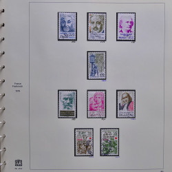 Collection timbres de France 1976-1979 neufs** et oblitérés complet en album Safe.