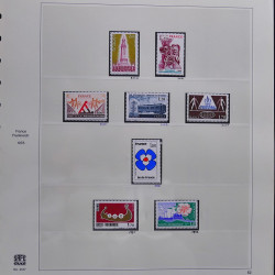 Collection timbres de France 1976-1979 neufs** et oblitérés complet en album Safe.