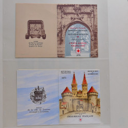 Collection timbres de France 1970-1975 neufs** et oblitérés complet en album Safe.