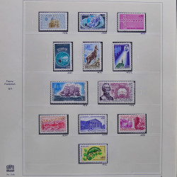 Collection timbres de France 1970-1975 neufs** et oblitérés complet en album Safe.