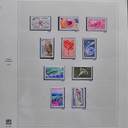 Collection timbres de France 1970-1975 neufs** et oblitérés complet en album Safe.