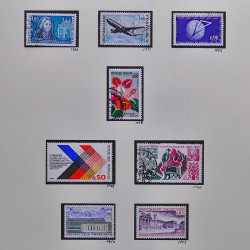 Collection timbres de France 1970-1975 neufs** et oblitérés complet en album Safe.