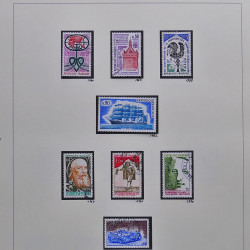 Collection timbres de France 1970-1975 neufs** et oblitérés complet en album Safe.