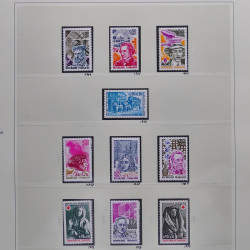 Collection timbres de France 1970-1975 neufs** et oblitérés complet en album Safe.