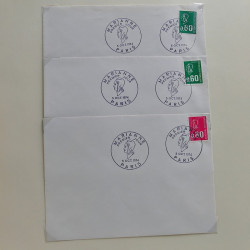 Collection timbres de France 1970-1975 neufs** et oblitérés complet en album Safe.