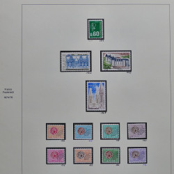 Collection timbres de France 1970-1975 neufs** et oblitérés complet en album Safe.