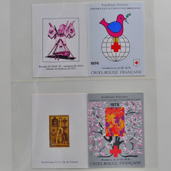 Collection timbres de France 1970-1975 neufs** et oblitérés complet en album Safe.