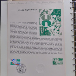 Collection timbres de France 1970-1975 neufs** et oblitérés complet en album Safe.