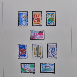 Collection timbres de France 1970-1975 neufs** et oblitérés complet en album Safe.