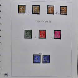 Collection timbres de France 1929-1946 neufs et oblitérés en album Safe.