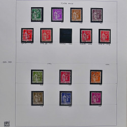 Collection timbres de France 1929-1946 neufs et oblitérés en album Safe.