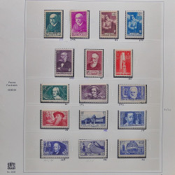 Collection timbres de France 1929-1946 neufs et oblitérés en album Safe.
