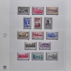 Collection timbres de France 1929-1946 neufs et oblitérés en album Safe.