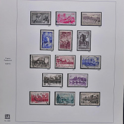 Collection timbres de France 1929-1946 neufs et oblitérés en album Safe.